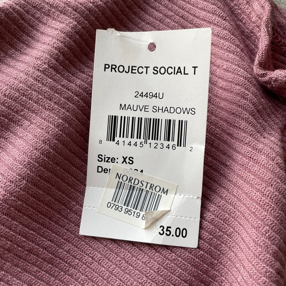 Project Social T Ribbed Backless Tee - Picture 4 of 4